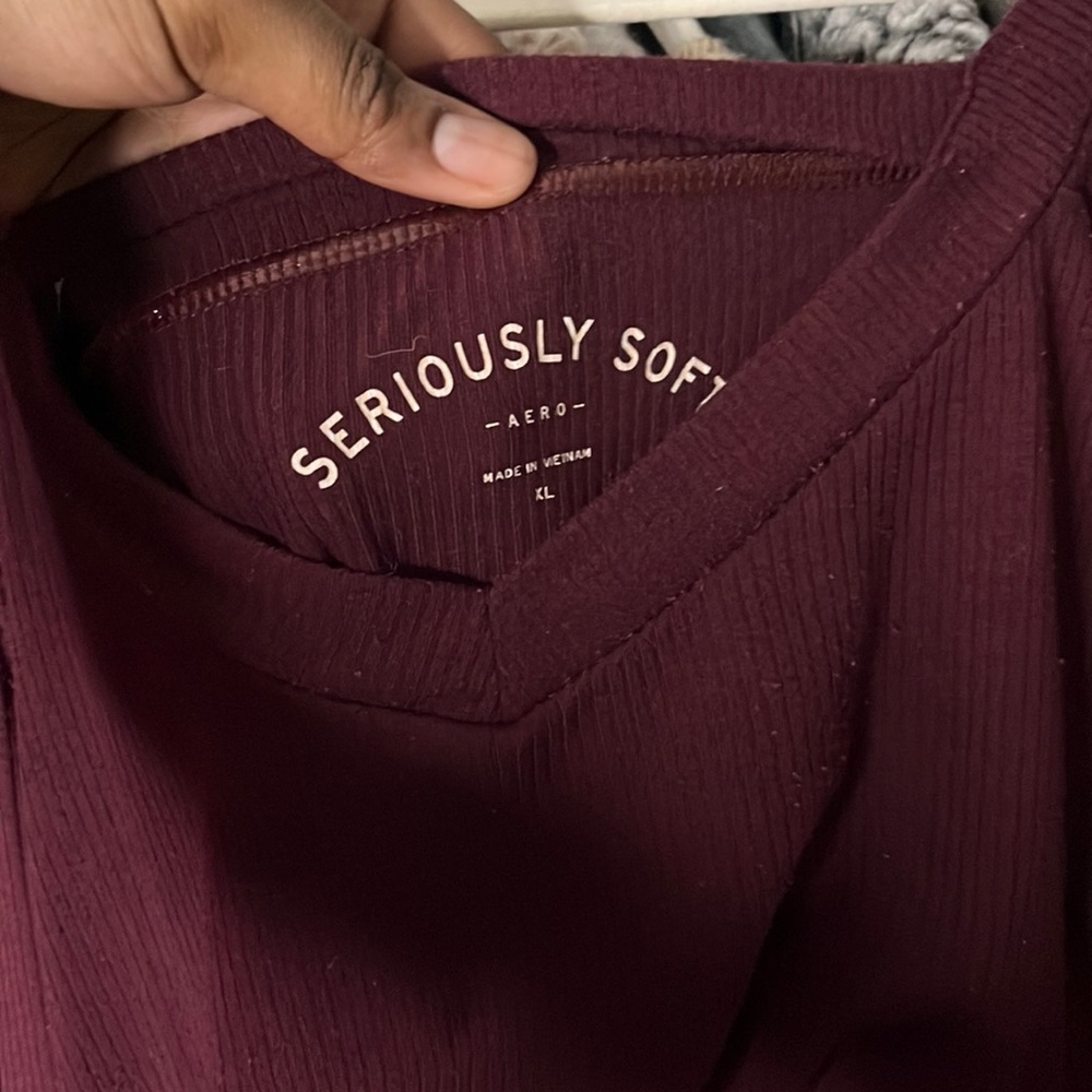 Seriously Soft Aeropostale Cut Out Top